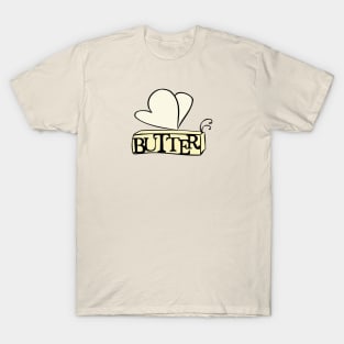 Butterfly Butter Fly Pun T-Shirt